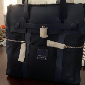 Henri Bendel Jetsetter NAVY Convertible Backpack